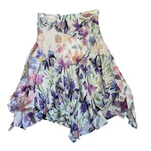 ANTHROPOLOGIE Fairy Flower Layer Midi Skirt Women's Plus Size XL Cottage‎ Boho